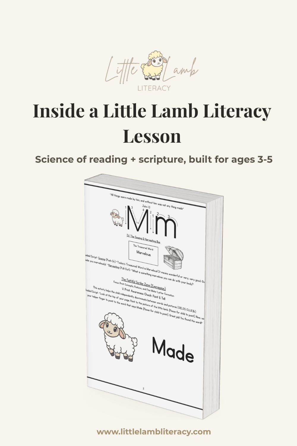 Little Lamb Literacy: A Foundation on the Rock Phonics Mini Bundle