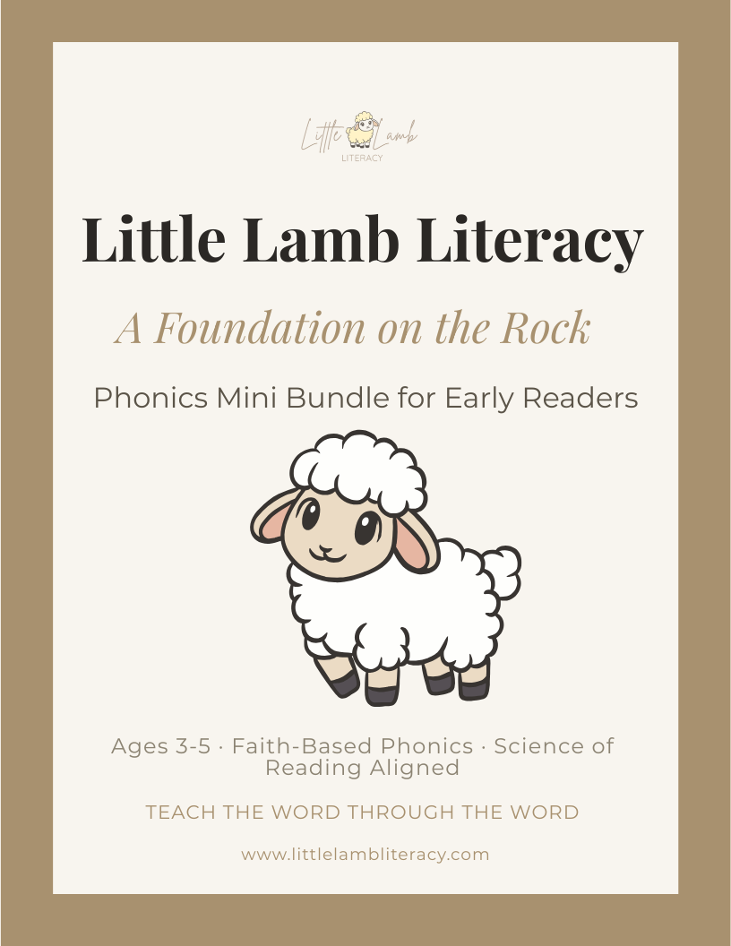 Little Lamb Literacy: A Foundation on the Rock Phonics Mini Bundle